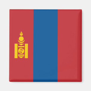 Mongolia (Mongolian) Flag Magnet