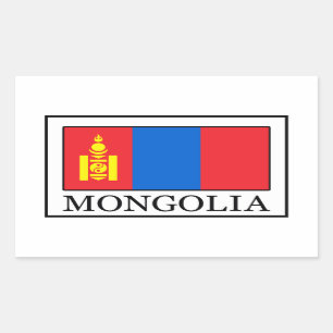 Mongolia Rectangular Sticker