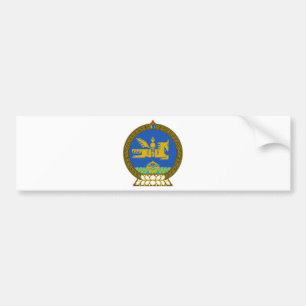 Mongolia State Emblem Bumper Sticker