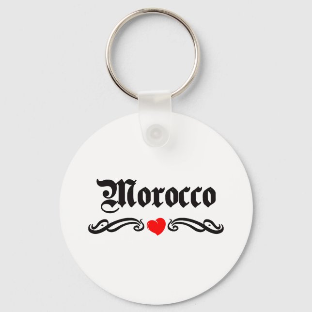 Mongolia Tattoo Style Key Ring (Front)
