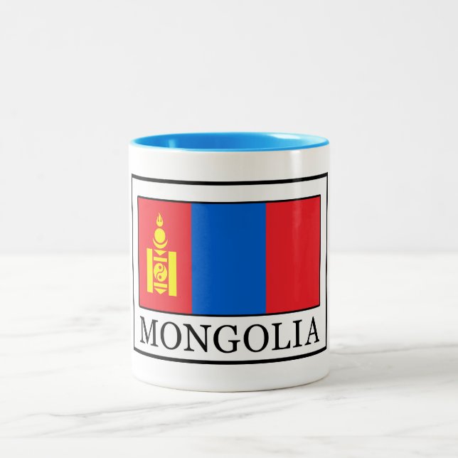 Mongolia Two-Tone Coffee Mug (Center)