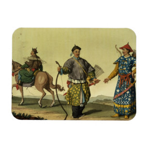 Mongolian Eight Flags soldiers from Ching's milita Magnet