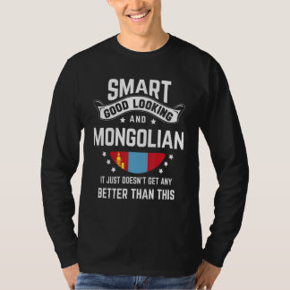 Mongolian Flag Native Pride  Mongolia Mongolian Ro T-Shirt