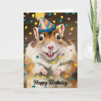 Mongolian Gerbil confetti