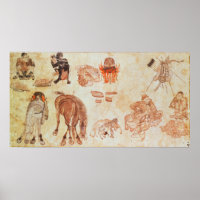 Mongolian nomadic camp, 15th century