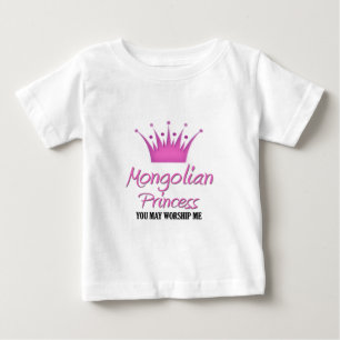 Mongolian Princess Baby T-Shirt