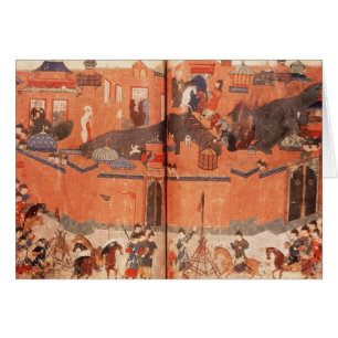 Mongols under the leadership of Hulagu Khan