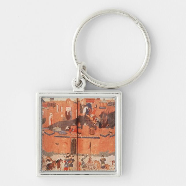 Mongols under the leadership of Hulagu Khan Key Ring (Front)