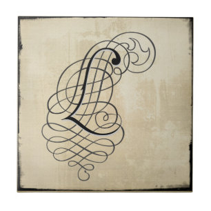 mongram 'I' tile