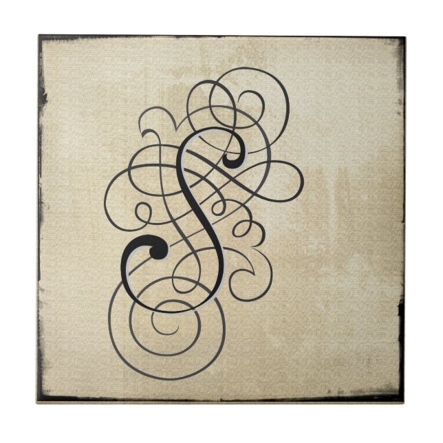 mongram 'S' tile (Front)