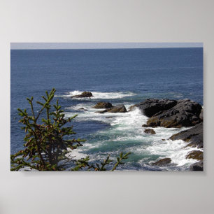 Monhegan Cliff Poster
