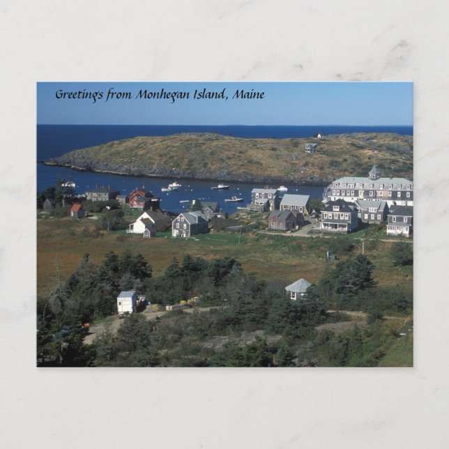 Monhegan Island, Maine Postcard (Front)