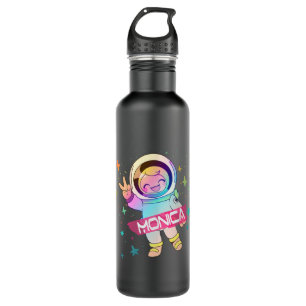 MONICA 2Adorable girl name with cute Astronaut 710 Ml Water Bottle