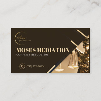 Monica C Moses I Moses Mediation Business Card