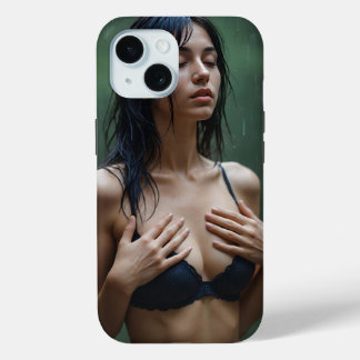 Monica in the rain iPhone 15 case