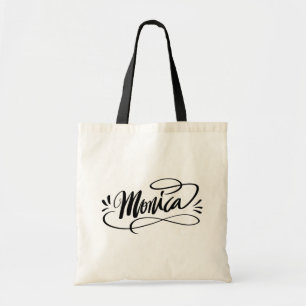 Monica - Personalised calligraphy name tote bags