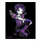 "Monica" Purple Tattoo Angel Posters