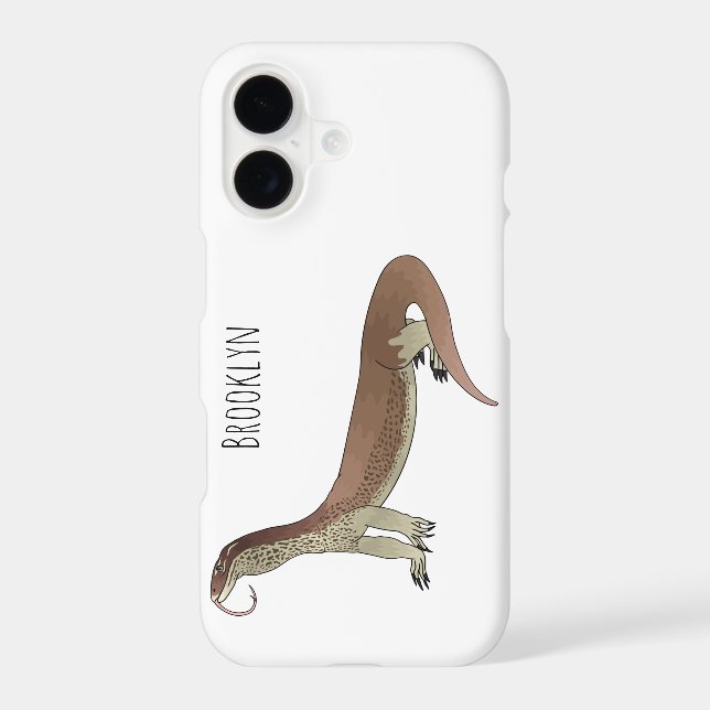 Monitor lizard cartoon illustration (Back)