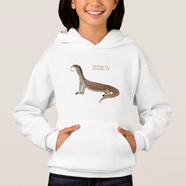 Monitor lizard cartoon illustration (Front)