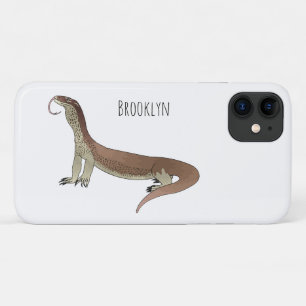 Monitor lizard cartoon illustration Case-Mate iPhone case