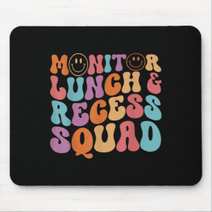 Monitor Lunch And Recess Squad Colorful Enthusiast Mouse Pad