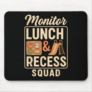 Monitor Lunch And Recess Squad Playground Hall Tea Mouse Pad