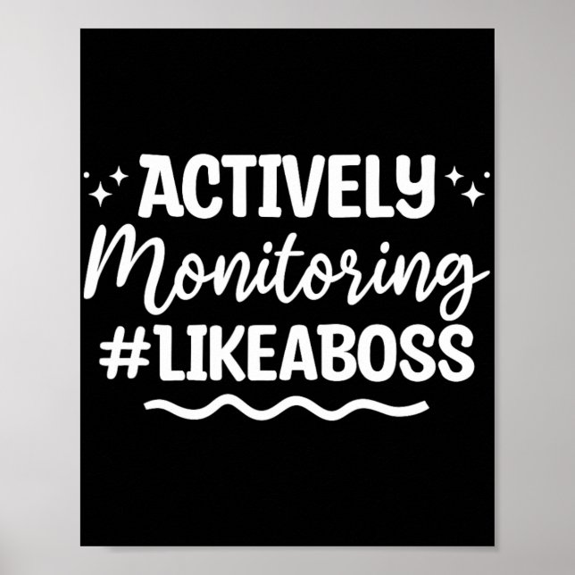 Monitoring Test Exam Day  Poster (Front)