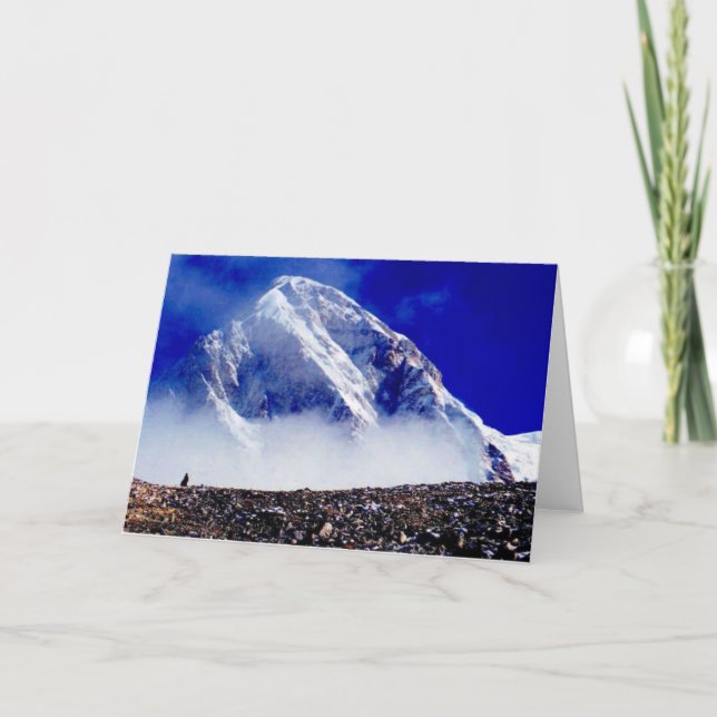 Monk and Pumori Card (Front)