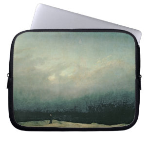 Monk by sea, 1809 laptop sleeve