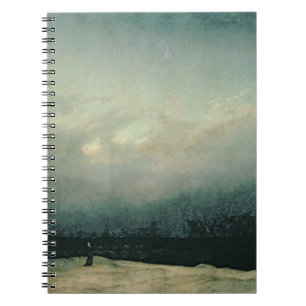 Monk by sea, 1809 spiral notebook