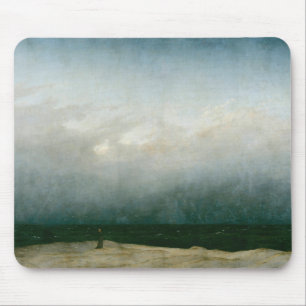 Monk By The Sea By Caspar David Friedrich Mouse Pad