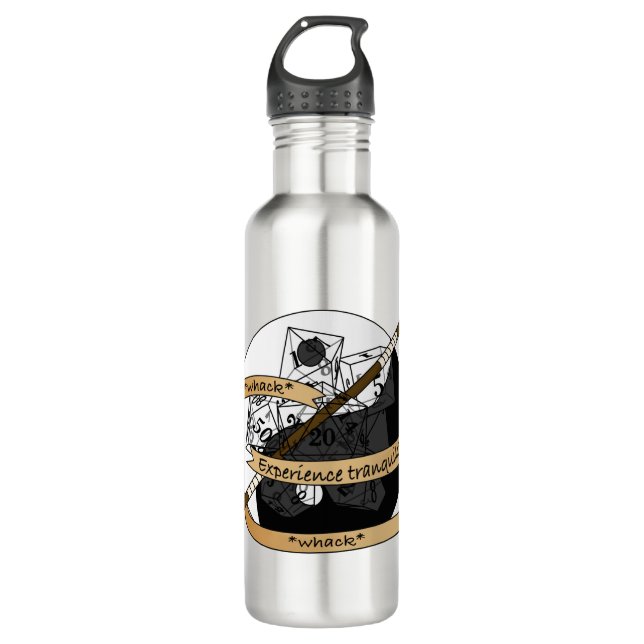 Monk Dice Design 710 Ml Water Bottle (Front)