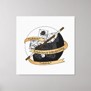 Monk Dice Design Canvas Print