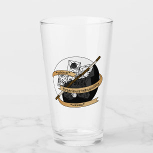 Monk Dice Design Glass