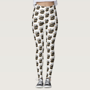 Monk Dice Design Leggings