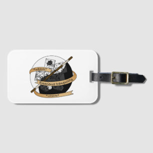 Monk Dice Design Luggage Tag