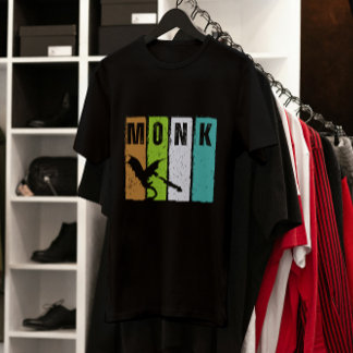 Monk Dungeon Fantasy Role playing Grunge T-Shirt