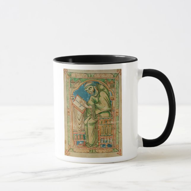 Monk Eadwine at work on the manuscript, Mug (Right)