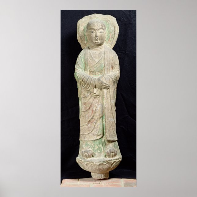 Monk, from Dunhuang, Gansu Province Poster (Front)