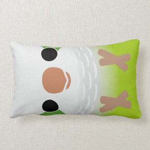 Monk Parakeet Lumbar Cushion