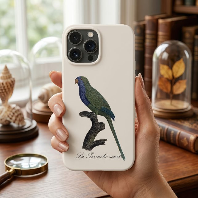Monk Parakeet or Monk Parrot, Myiopsitta Monachus Case-Mate iPhone Case (Monk Parakeet or Monk Parrot, Myiopsitta Monachus. iPhone Case)