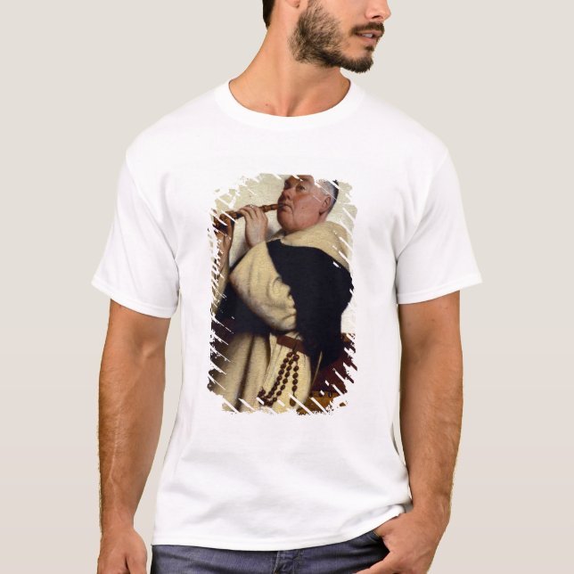 Monk Playing a Clarinet T-Shirt (Front)