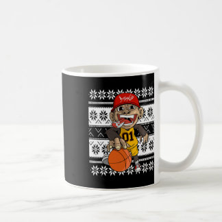 Monkä Ugly Christmas Sketll Coffee Mug