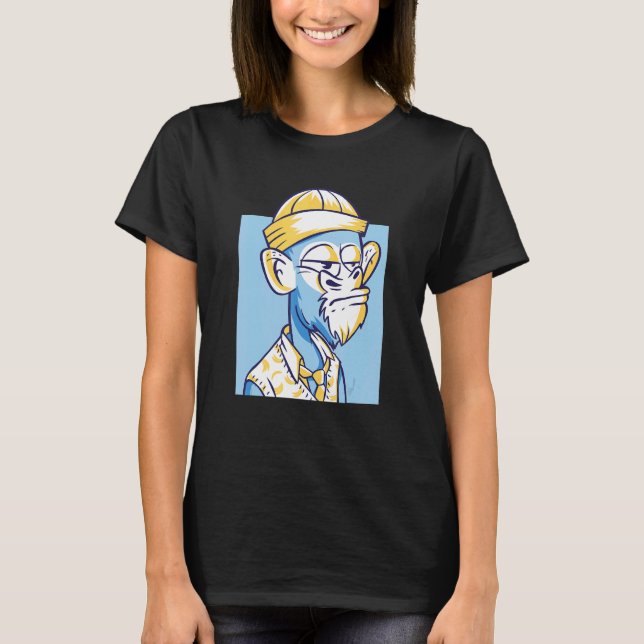 Monkey animals work T-Shirt (Front)