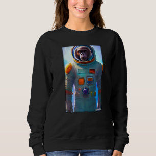 Monkey Ape Animal Astronaut Space Universe Galaxy Sweatshirt