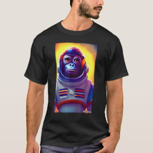Monkey Ape Animal Astronaut Space Universe Galaxy T-Shirt