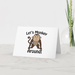 Monkey Around Card