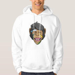 Monkey as Painter Hoodie