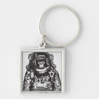 Monkey Astronaut Key Ring