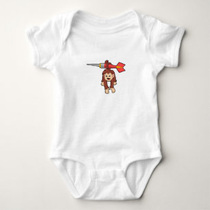 Monkey at Darts with Dart Baby Bodysuit